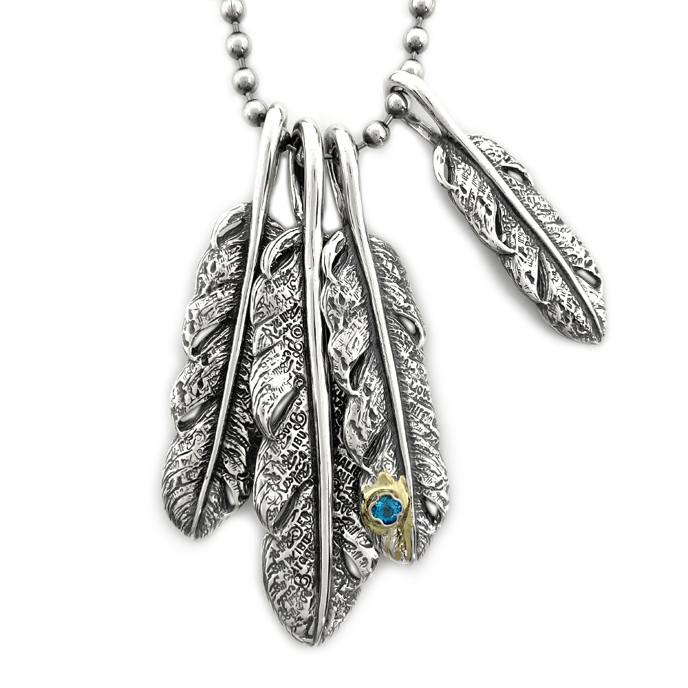 Bill Wall Leather (ビルウォールレザー)Graffiti Feather Med